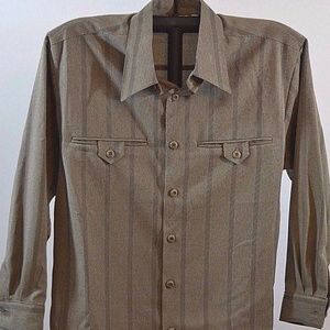 Smokey Joe’s Button Front Mens Long Sleeve Shirt G